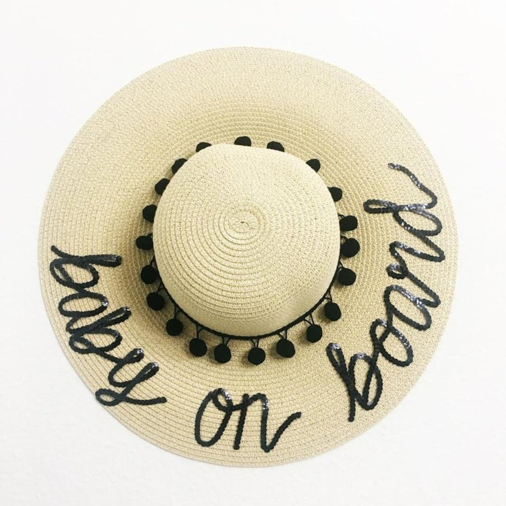 Baby on board sun hat